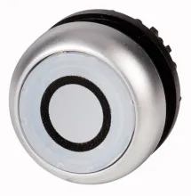 Eaton M22-DL-W-X0 Pushbutton switch Black, Metallic, White
