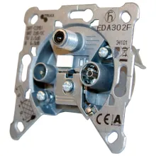 Triax EDA 302 F socket-outlet Silver