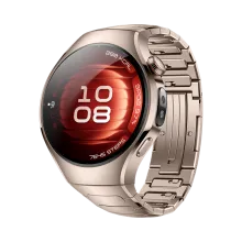 HUAWEI WATCH 5 42mm 904L Stainless Gold/ Multi-sensing X-TAP Technology/ Health MOT on Your Wrist/ Aerospace-grade Titanium/ Compatible with Android & iOS/ Up to 11-Day Battery Life