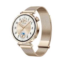 HUAWEI WATCH GT 5 41MM Gold Milanese / Up to 2-week Battery life/ All-New running and cycling experience / Sleep monitoring / Bluetooth Call / Water resistance / GPS