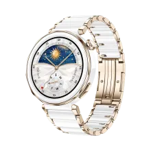 HUAWEI WATCH GT 5 Pro 42mm Wit keramiek band/ GPS / Bluetooth 5.2 / Compatibel met iOS en Android