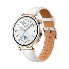 HUAWEI WATCH GT 5 41mm Wit leer band/ GPS / Bluetooth 5.2 / Compatibel met iOS en Android