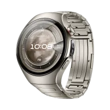 HUAWEI WATCH 5 46mm Titanium / Titanium band / Titanium van luchtvaartkwaliteit / X-TAP / eSIM bellen / GPS / ECG / Bluetooth 5.2 / Smartwatch / Compatibel met iOS en Android