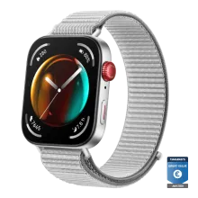 HUAWEI WATCH FIT 3 / Grijs / Nylon polsband / GPS / Bluetooth / Compatibel met iOS en Android