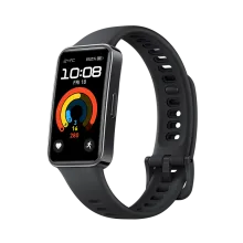 HUAWEI Band 9 / Starry Black / Touchscreen / Slaaptracker / Bluetooth / 14-dagen batterijduur / 5 ATM waterdicht / Fluorelastomeer polsband / Compatibel met iOS en Android