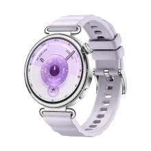 HUAWEI WATCH GT 6 41 mm / Behuizing van titaniumlegering / Paarse fluoroelastomeer band / Batterijduur tot 21 dagen / GPS / Compatibel met iOS en Android