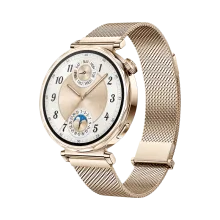 HUAWEI WATCH GT 5 41mm Gouden milanese band/ GPS / Bluetooth 5.2 / Compatibel met iOS en Android