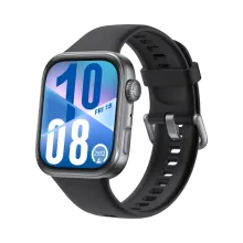 HUAWEI WATCH FIT 4/Zwart /Fluorelastomeer band /GPS/Bluetooth 5.2 /Smartwatch /Compatibel met iOS en Android