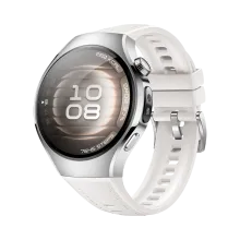 HUAWEI WATCH 5 42mm Wit / Composite band / Titanium van luchtvaartkwaliteit / X-TAP / eSIM bellen / GPS / ECG / Bluetooth 5.2 / Smartwatch / Compatibel met iOS en Android