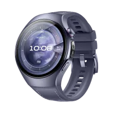 HUAWEI WATCH 5 46mm Grijs-Paars / Composiet band/ Titanium van luchtvaartkwaliteit / X-TAP / eSIM bellen / GPS / ECG / Bluetooth 5.2 / Smartwatch / Compatibel met iOS en Android