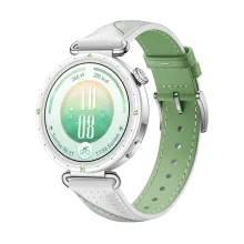 HUAWEI WATCH GT 7 41mm White/ Green Composite Leather Strap/ Up to 21 Days of Battery Life/ Advanced Skiing & Cycling Modes/ All-Round Health Tracking/ Compatible with Android & iOS
