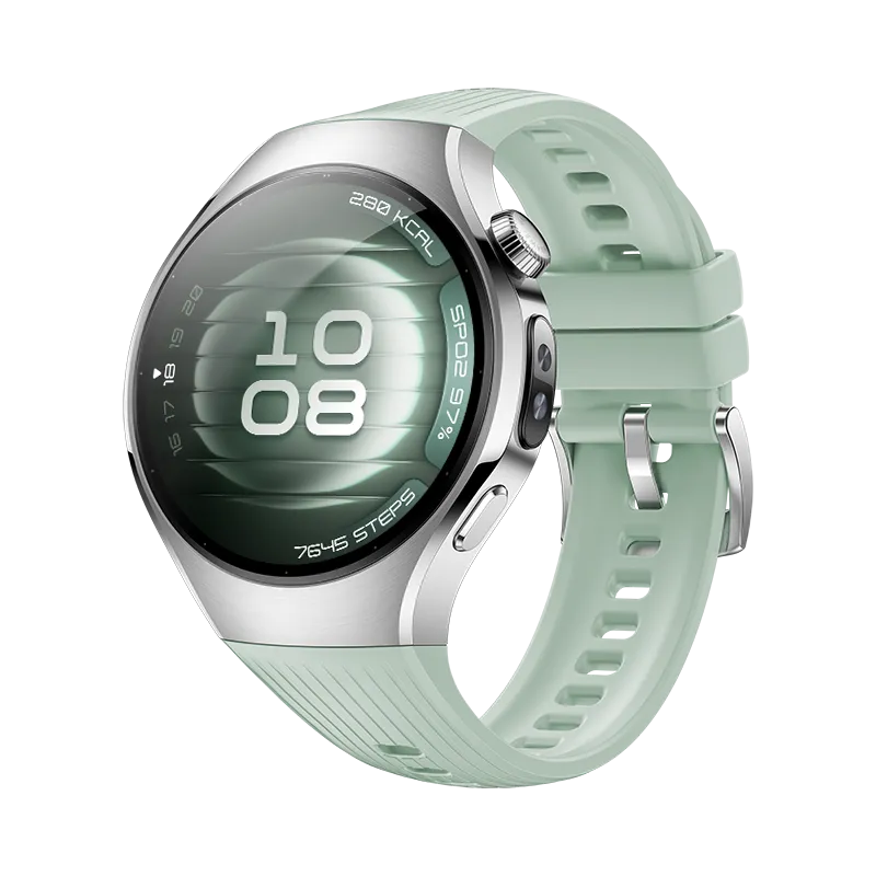 HUAWEI WATCH 5 42mm Green/ Multi-sensing X-TAP Technology/ Health MOT on Your Wrist/ Aerospace-grade Titanium/ Compatible with Android & iOS/ Up to 11-Day Battery Life HUAWEI WATCH 5 42mm Green/ Multi-sensing X-TAP Technology/ Health MOT on Your Wrist/ Aerospace-grade Titanium/ Compatible with Android & iOS/ Up to 11-Day Battery Life