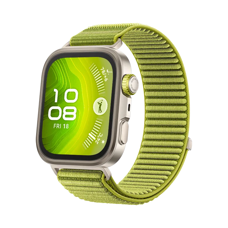 HUAWEI WATCH FIT 4 Pro/ Titanium Green/ Nylon Strap/ GPS/ Bluetooth 5.2/ Up to 10-Day Battery Life/ Compatible with Android & iOS HUAWEI WATCH FIT 4 Pro/ Titanium Green/ Nylon Strap/ GPS/ Bluetooth 5.2/ Up to 10-Day Battery Life/ Compatible with Android & iOS