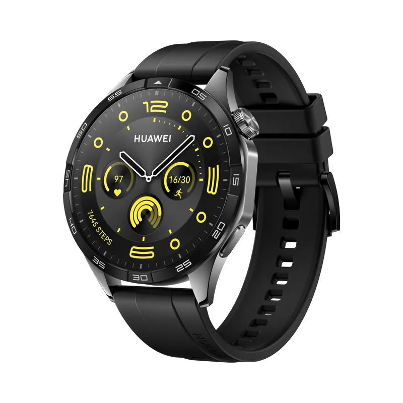 HUAWEI WATCH GT 4 Black Fluoroelastomer Strap 46mm HUAWEI WATCH GT 4 Black Fluoroelastomer Strap 46mm
