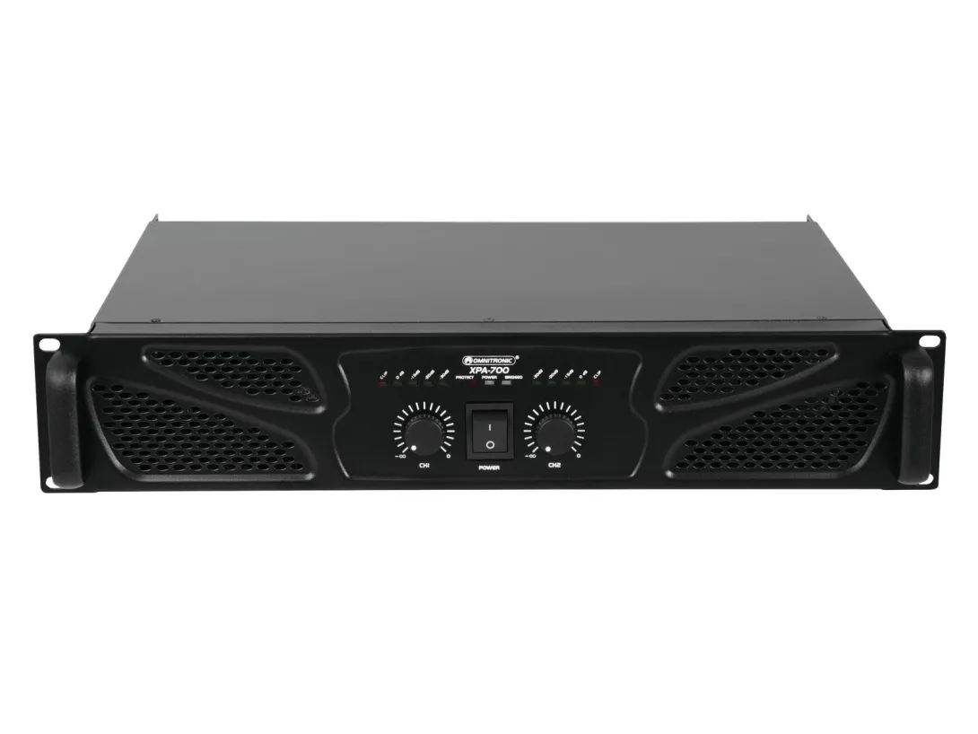 Omnitronic XPA-700 2.0 channels Performance/stage Black