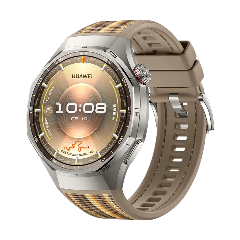 HUAWEI WATCH GT 6 Pro 46mm Titanium-Brown/ Woven Strap/ Up to 21-Day Battery Life/ Super-Accurate GPS/ Pro-Level Sports/ Compatible with Android & iOS HUAWEI WATCH GT 6 Pro 46mm Titanium-Brown/ Woven Strap/ Up to 21-Day Battery Life/ Super-Accurate GPS/ Pro-Level Sports/ Compatible with Android & iOS