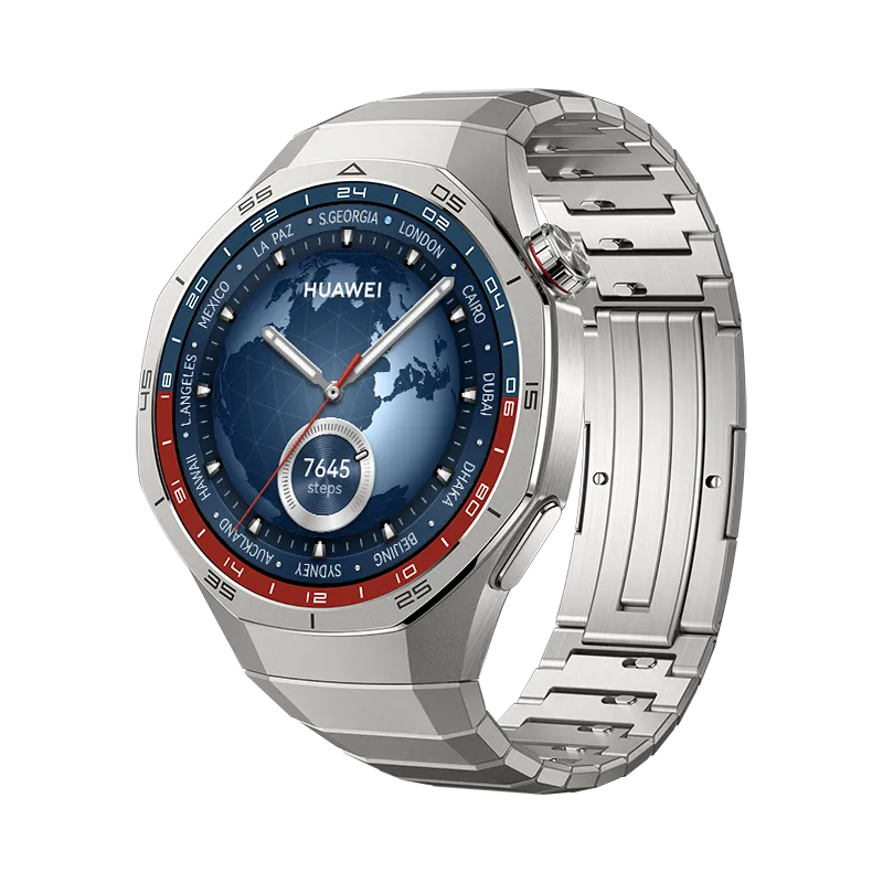 HUAWEI WATCH GT 5 Pro 46MM Titanium / Pro-Level sports / Up to 2-week Battery life/ Golf Courses Map / Sleep monitoring / Bluetooth Call / Water resistance / GPS