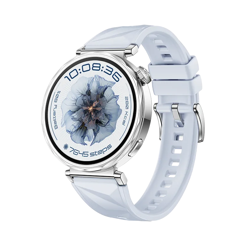 HUAWEI WATCH GT 5 41mm Blauw fluoroelastomeer band/ GPS / Bluetooth 5.2 / Compatibel met iOS en Android