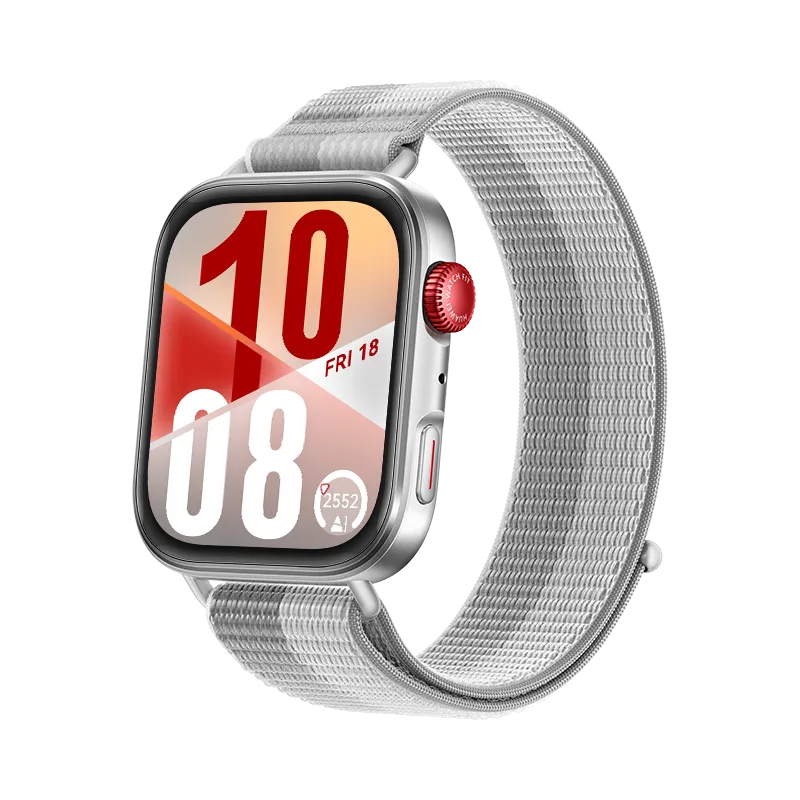 HUAWEI WATCH FIT 4/Grijs /Nylon band /GPS/Bluetooth 5.2 /Smartwatch /Compatibel met iOS en Android