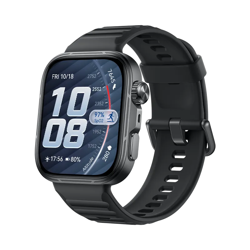HUAWEI WATCH FIT 5 Pro Black/ 1.92-Inch FullView LTPO Display/ Sapphire Glass & Titanium Bezel/ ECG/ Pro-Level Sports/ 10-Day Battery Life/ Compatible with iOS & Android/ NFC Payment