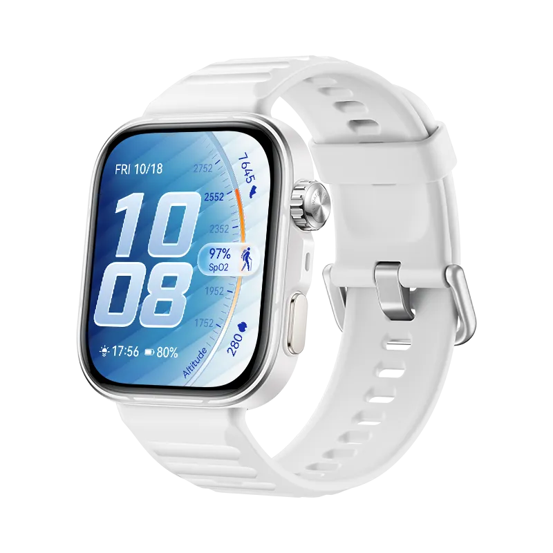 HUAWEI WATCH FIT 5 Pro White/ 1.92-Inch FullView LTPO Display/ Sapphire Glass & Titanium Bezel/ ECG/ Pro-Level Sports/ 10-Day Battery Life/ Compatible with iOS & Android/ NFC Payment